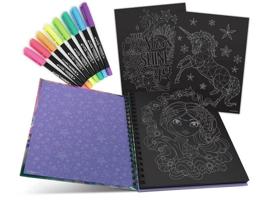 Cuaderno Páginas Negras - Coralia