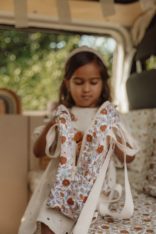 Mochila Vintage Flores