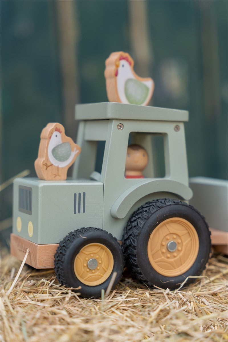 Tractor con Trailer Pequeña Granja