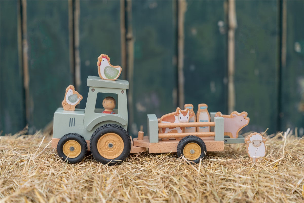 Tractor con Trailer Pequeña Granja