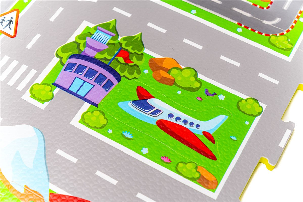 ALFOMBRA PUZLE CARRETERAS