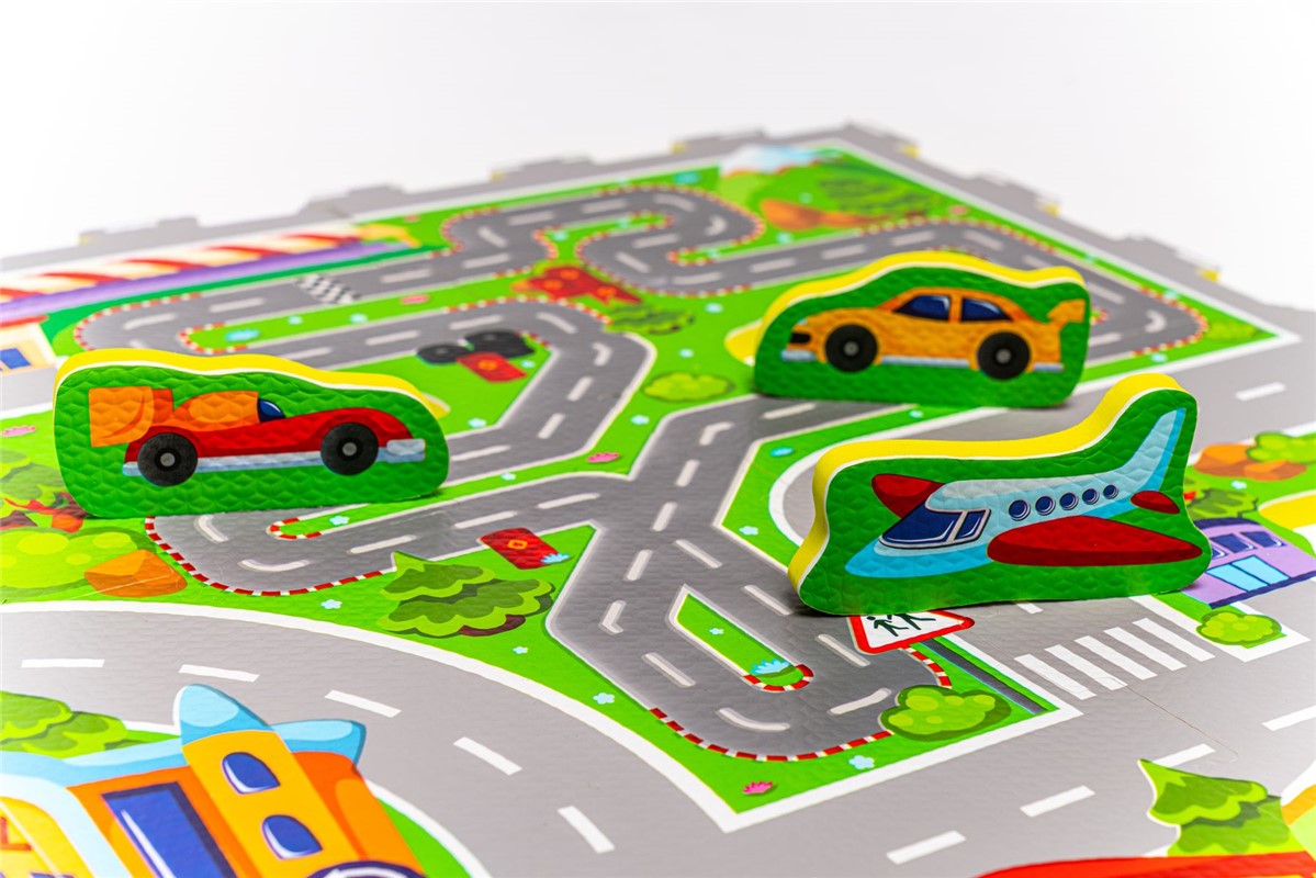 ALFOMBRA PUZLE CARRETERAS