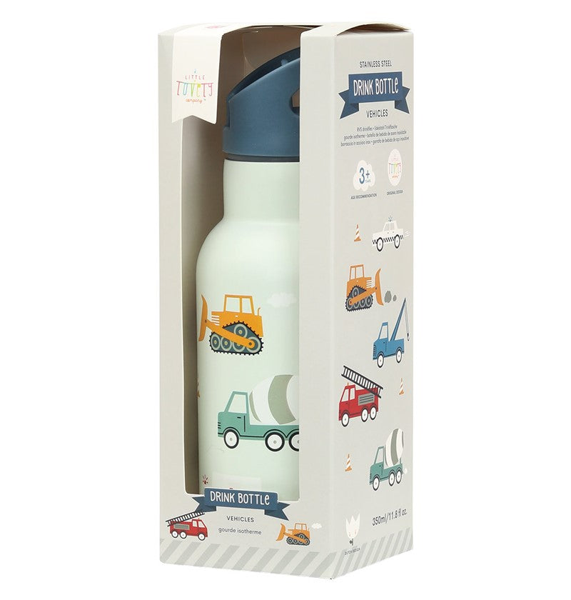 Botella Acero Vehículos 350 ml