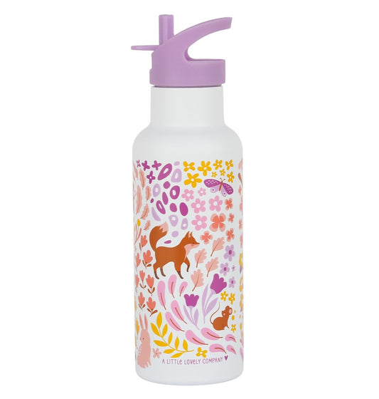 Botella Acero Flores 500 ml
