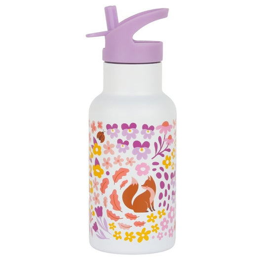 Botella Acero Flores 350 ml