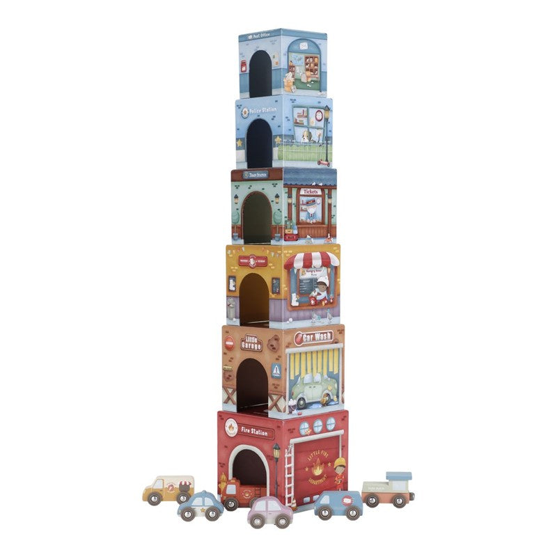 Torre Encajable Ciudad con Coches