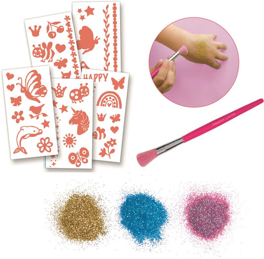 DIY Tatuajes con Purpurina