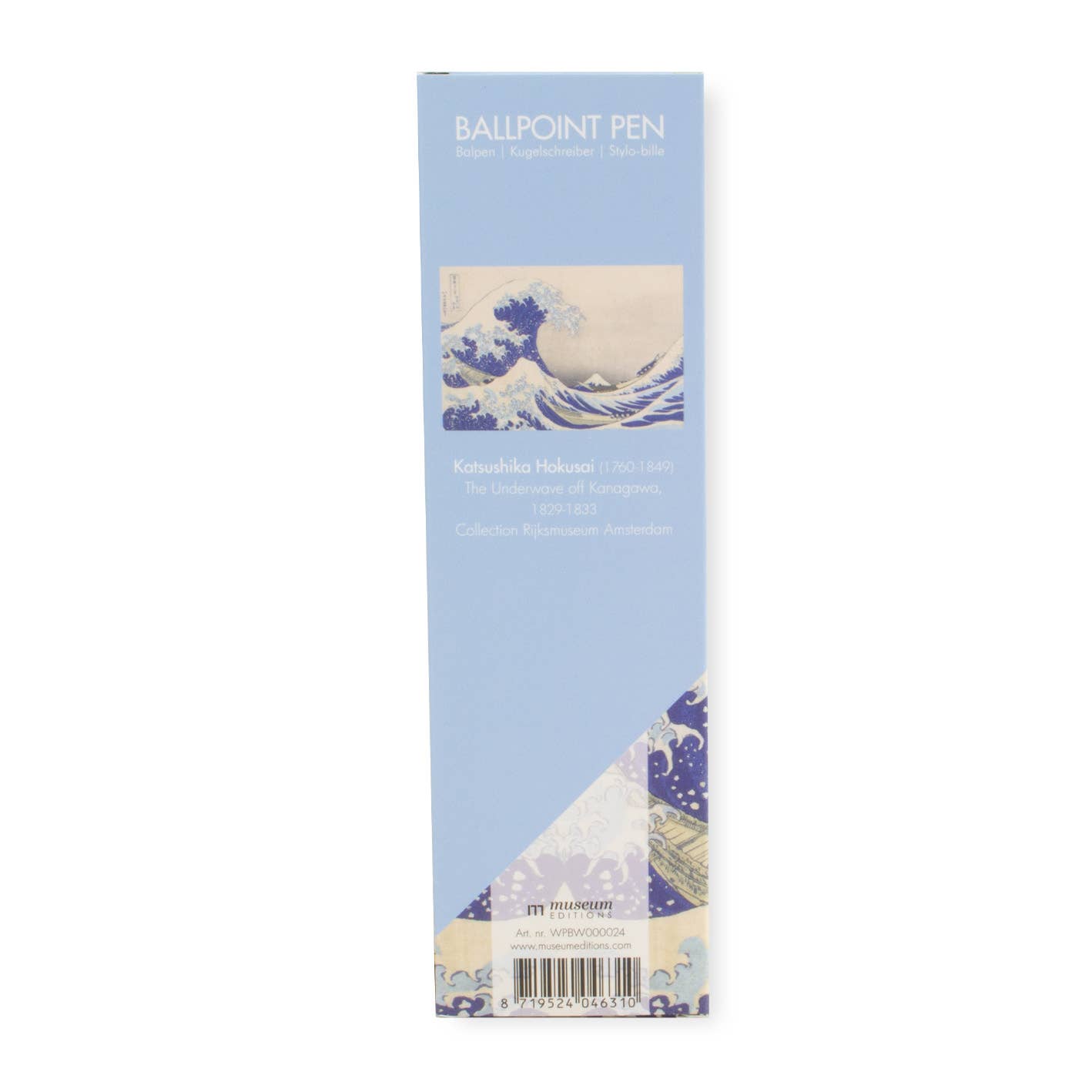 Bolígrafo en caja, recargable, Great Wave, Hokusai
