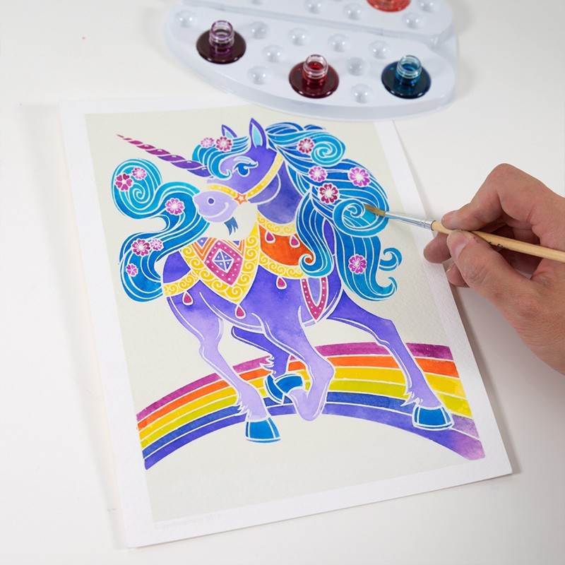 Aquarellum Jr. Unicornios