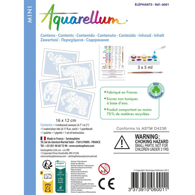 Aquarellum Mini Elefantes