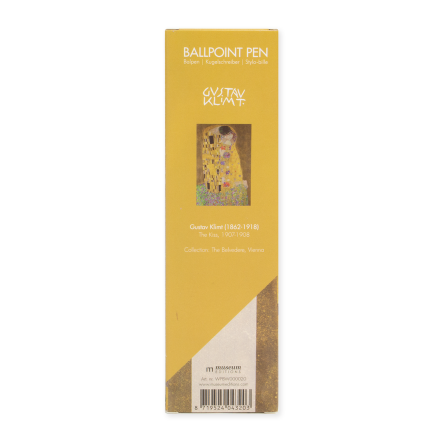 Bolígrafo en caja, recargable, Gustav Klimt, El beso