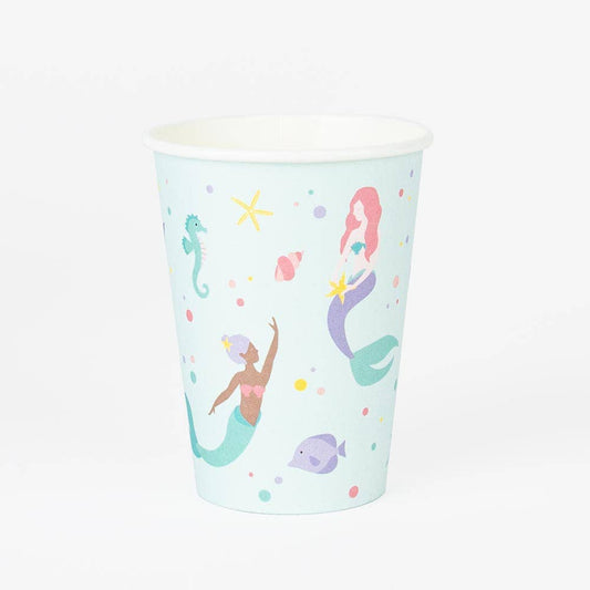 VASOS SIRENAS / 8 uds.