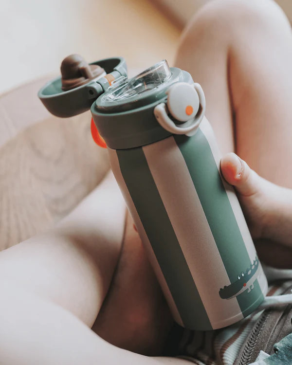 Botella de Acero Térmica Cocodrilo