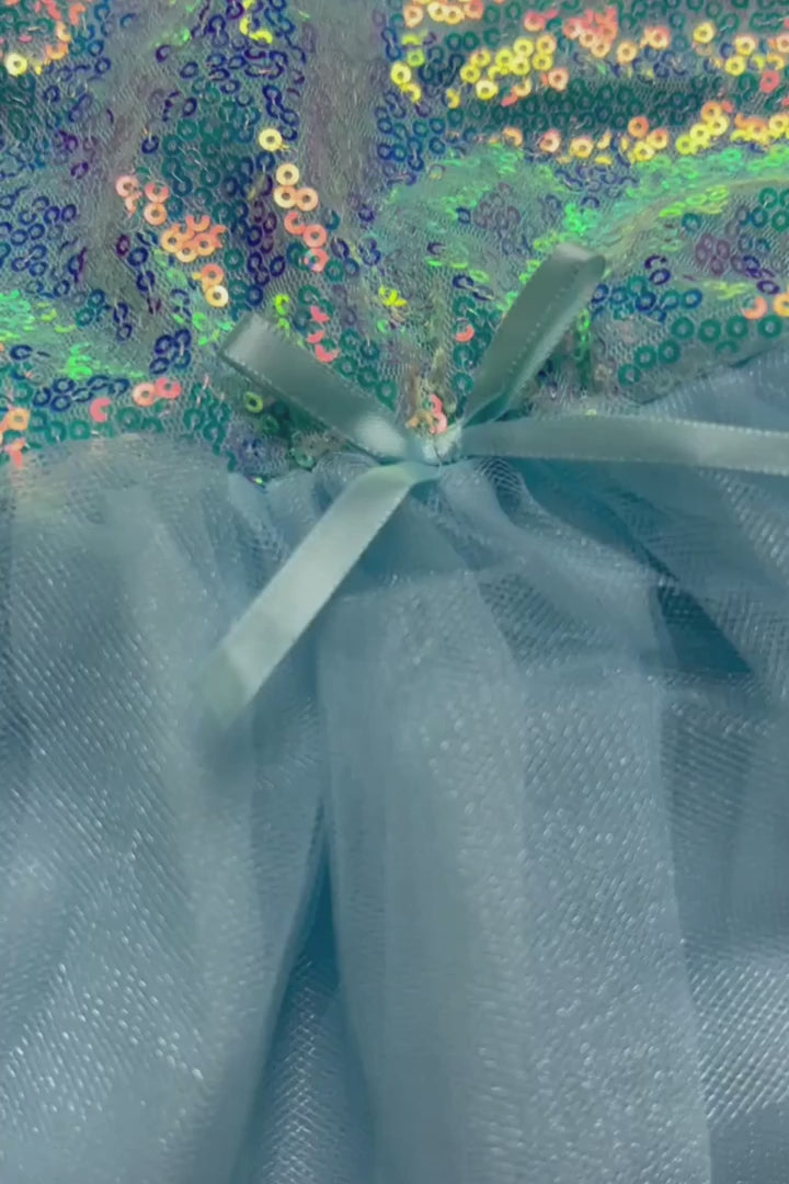 Vestido Princesa Azul