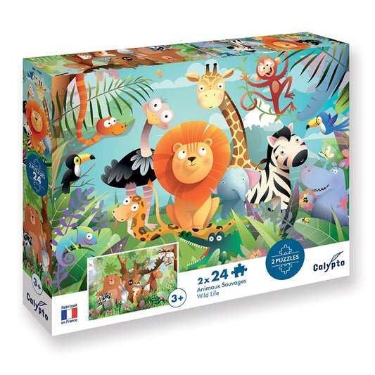 Puzle Animales Salvajes 24Pc