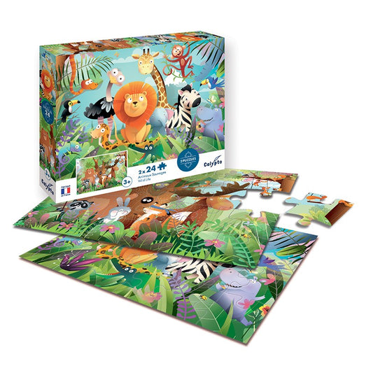 Puzle Animales Salvajes 24Pc