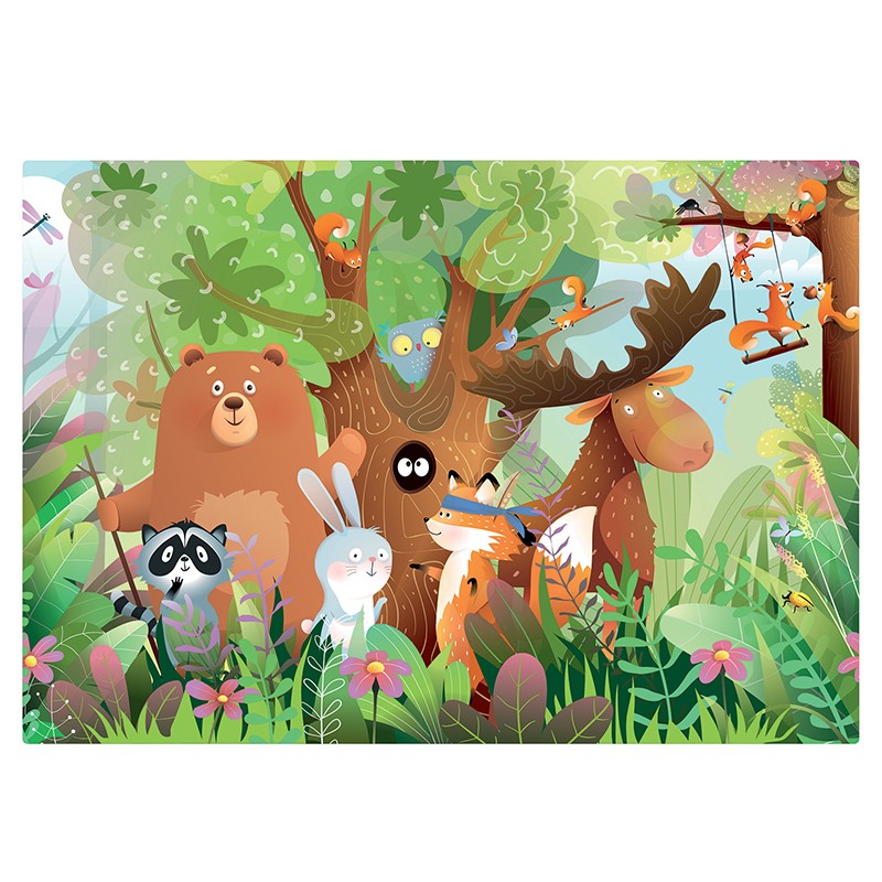 Puzle Animales Salvajes 24Pc