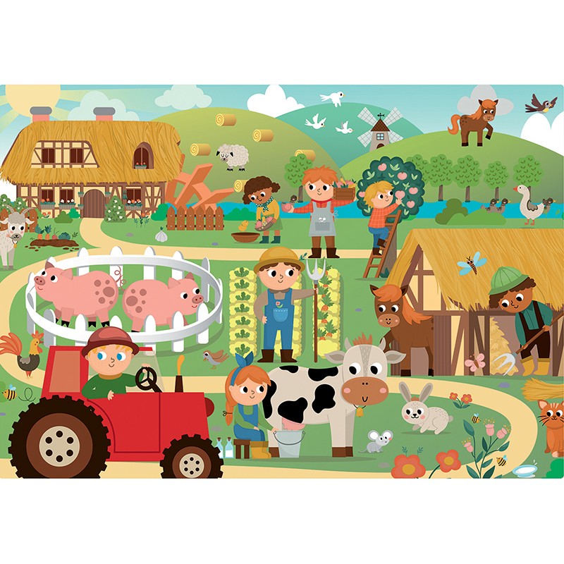Puzle Animales La Granja 24Pc