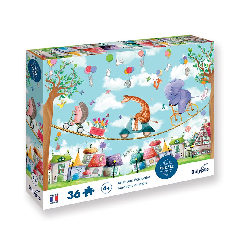 Puzle Animales Acróbatas 36Pc