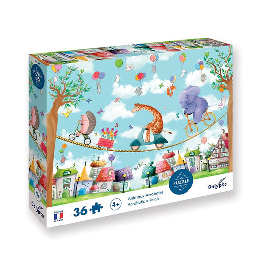 Puzle Animales Acróbatas 36Pc