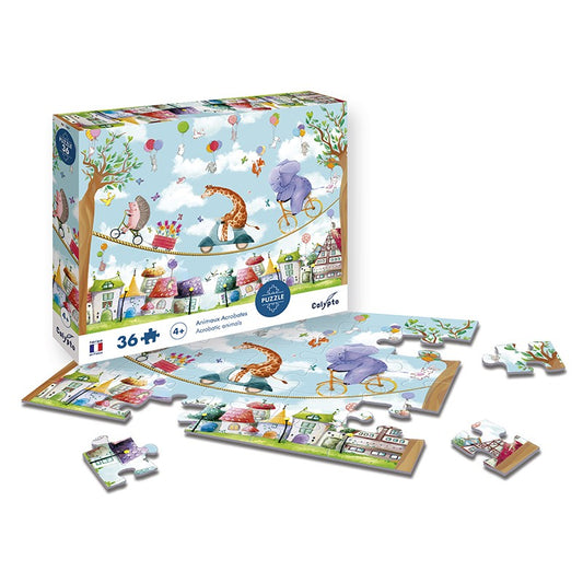 Puzle Animales Acróbatas 36Pc