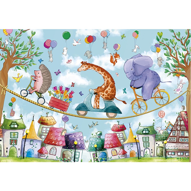 Puzle Animales Acróbatas 36Pc