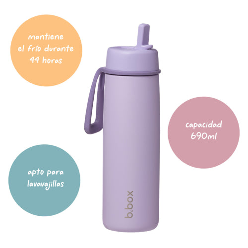 Botella Térmica 690ml - Lilac Love
