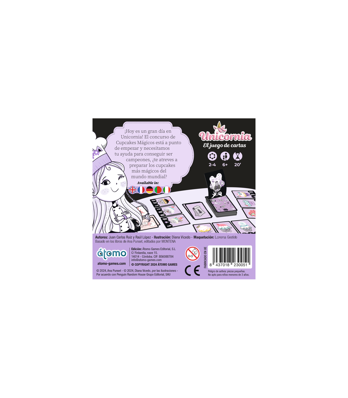 Unicornia Juego de Cartas