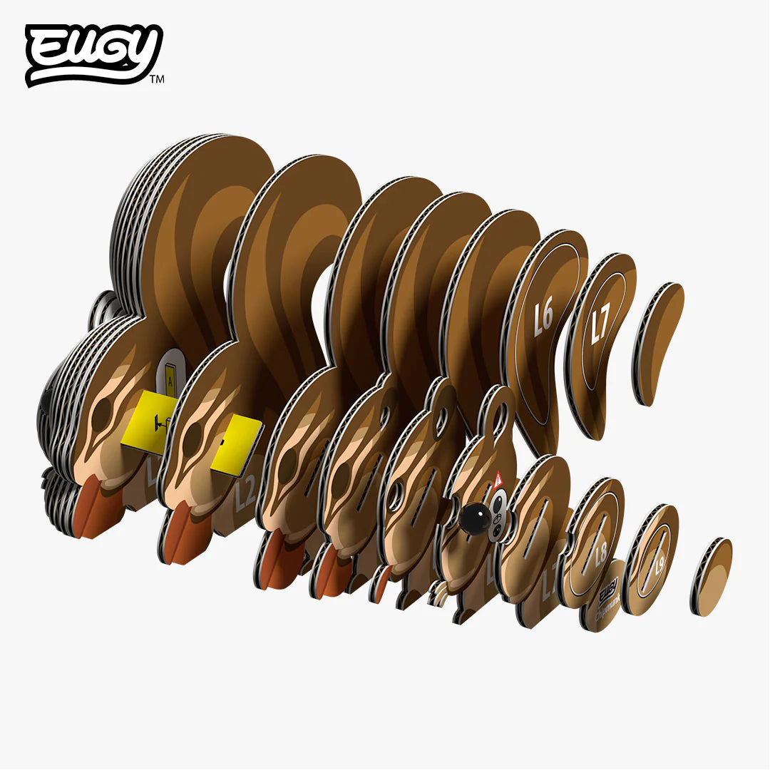 🐿️Puzzle 3D Chipmunk