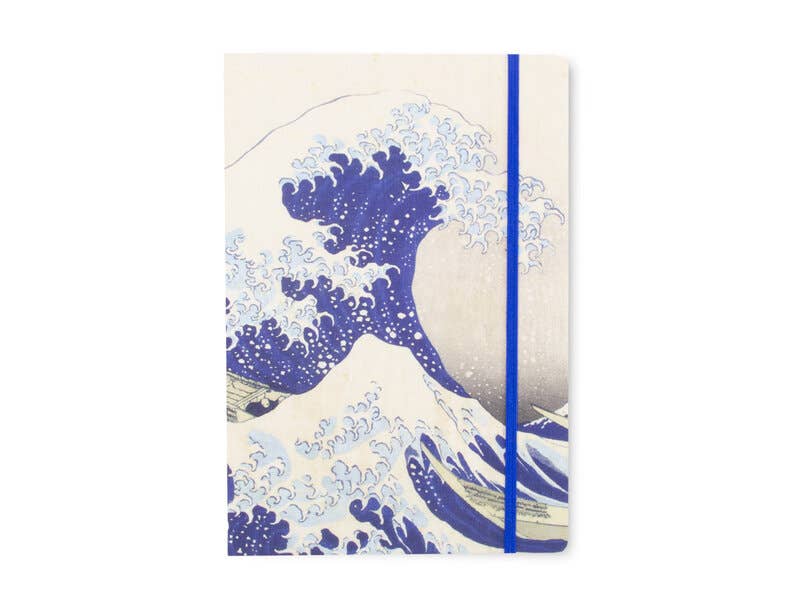 Cuaderno de tapa blanda A5, La gran ola, Hokusai