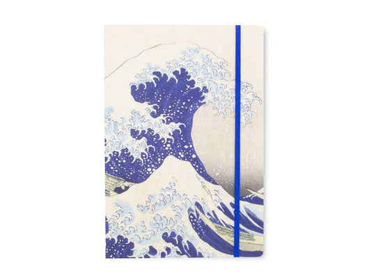 Cuaderno de tapa blanda A5, La gran ola, Hokusai