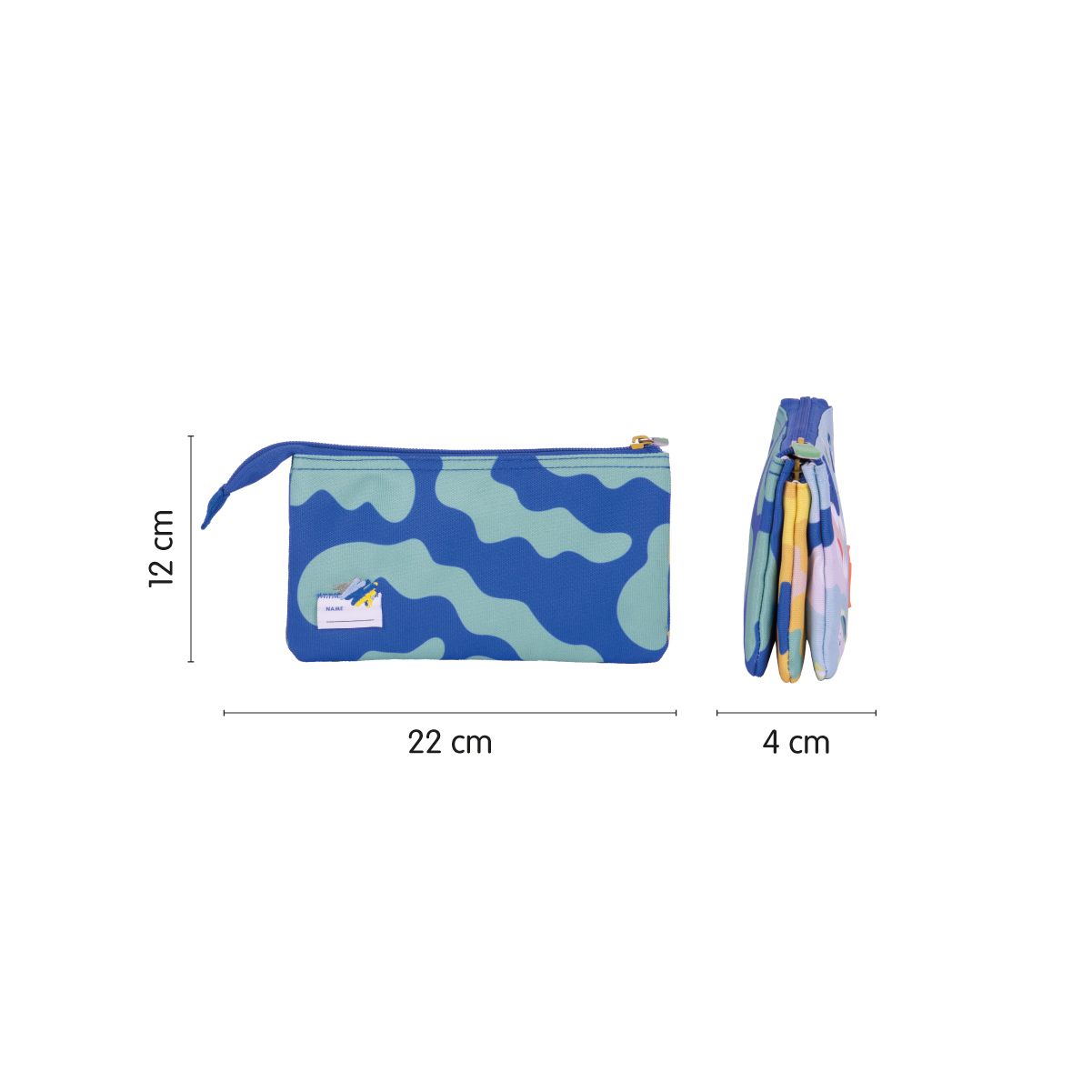 Estuche 5 Compartimentos Blue Odyssey