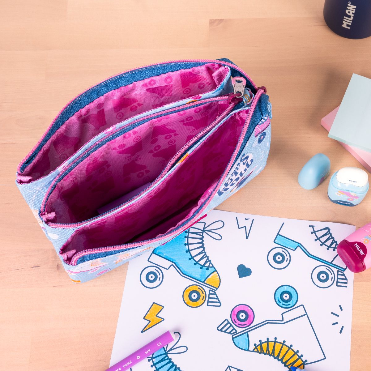 Estuche 5 Compartimentos Roller