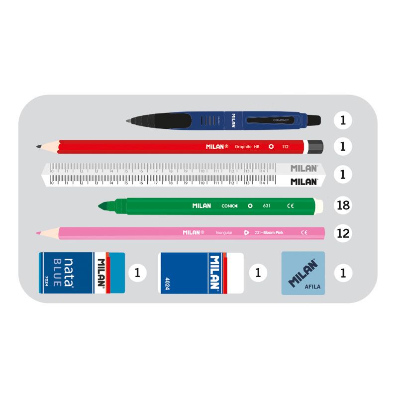 Plumier 2 Pisos con Contenido Ninjutsu