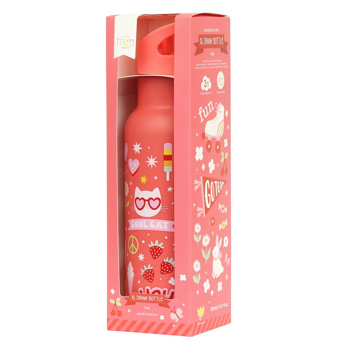 Botella Acero Fun 500 ml