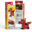 🐉Puzzle 3D Dragón Rojo