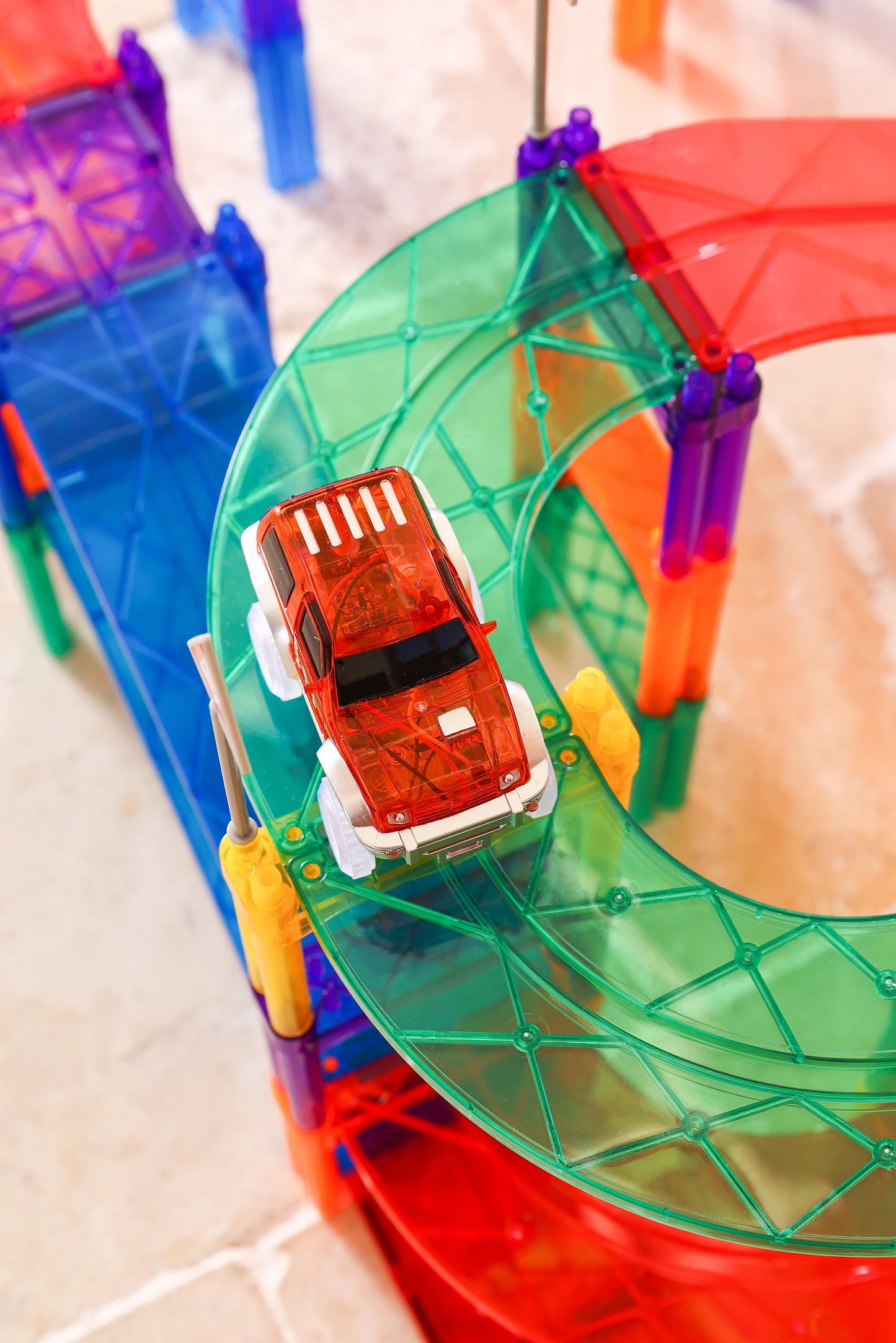 Coche de carreras (rojo)