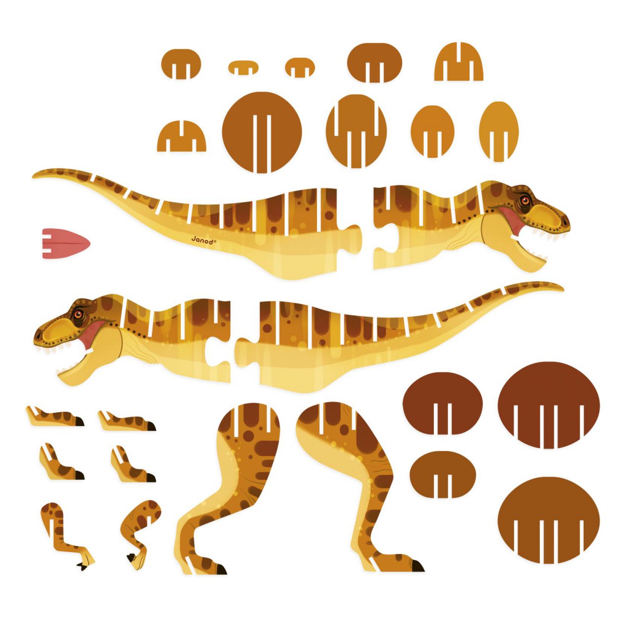 Puzle 3D - T-Rex