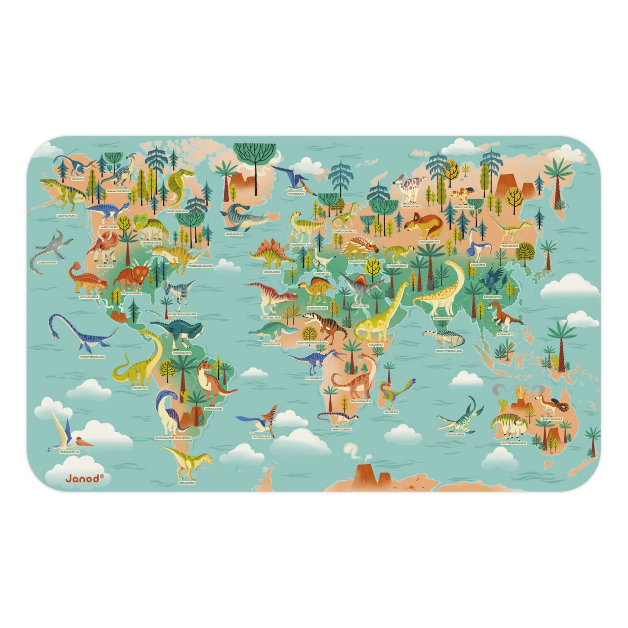 Dino - Planisferio Magnético