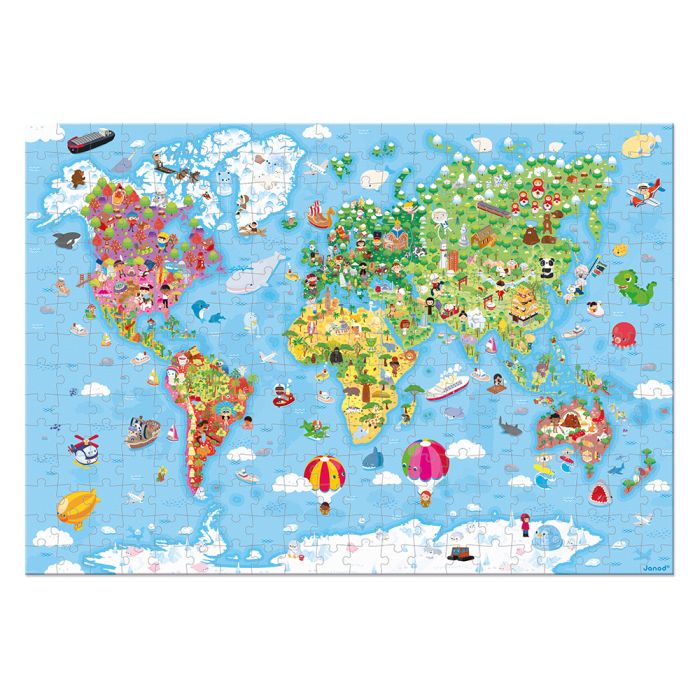 Puzle Atlas Mundial