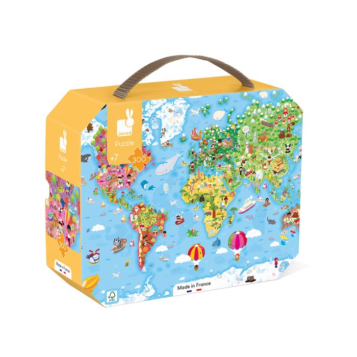 Puzle Atlas Mundial