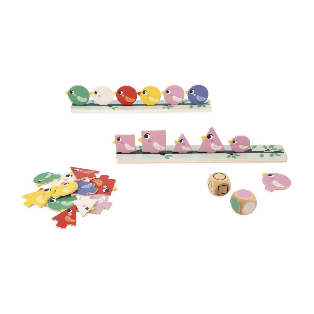 Clasifiación de Formas, Tamaños y Colores 🐦