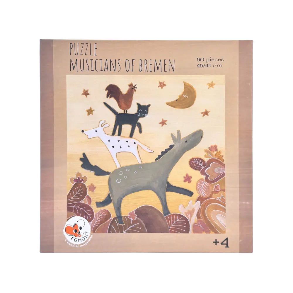 Puzzle Músicos de Bremen 60 Pzs