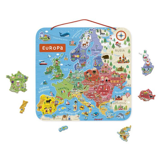 Mapa de Europa Magnético