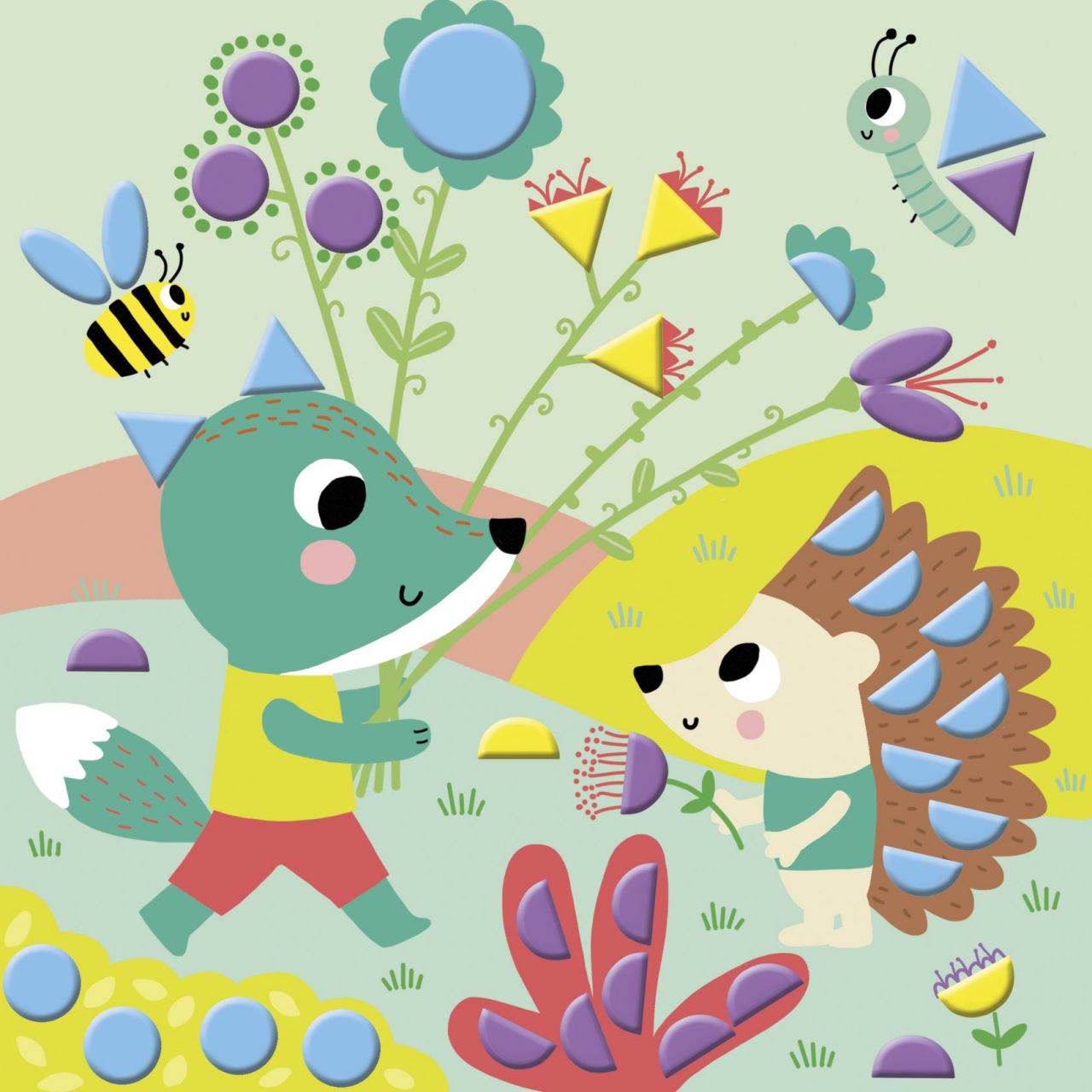 Pegatinas Geométricas - 3 años
