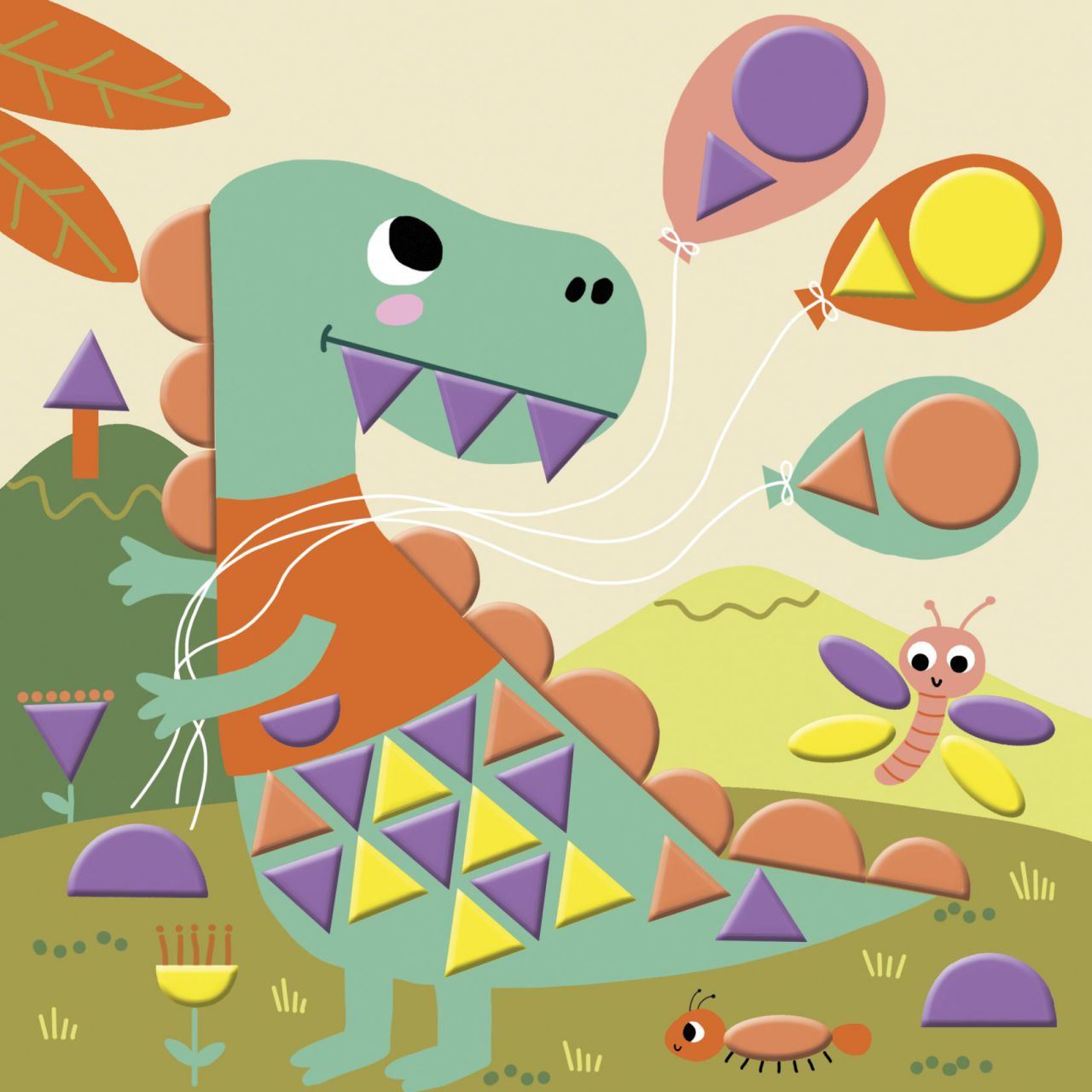 Pegatinas Geométricas - 3 años