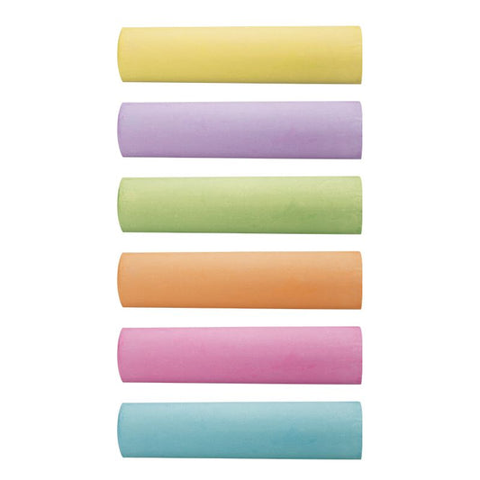 6 Tizas de Colores MAXI,