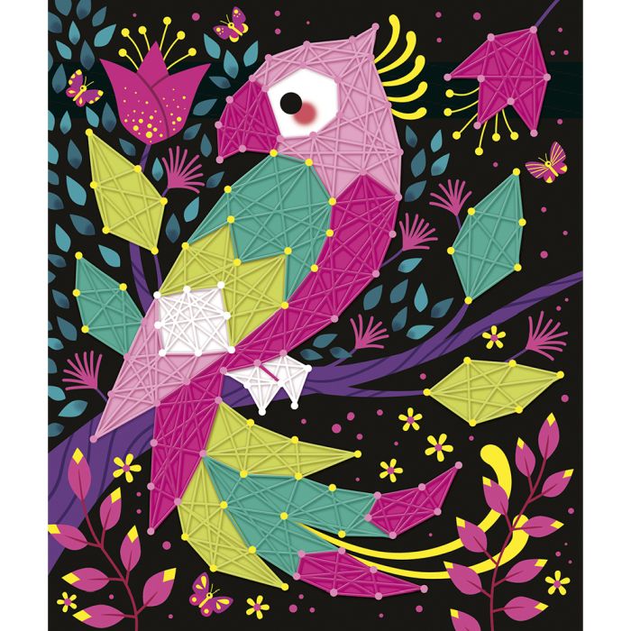 Kit Creativo -  Hilos Tensados Animales de la Selva