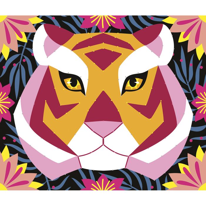 Kit Creativo -  Hilos Tensados Animales de la Selva