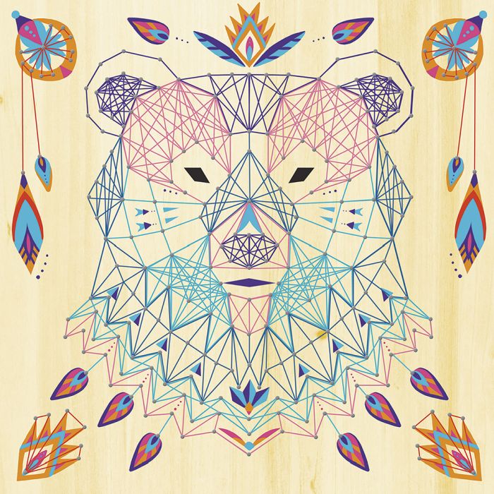 Kit Creativo - Hilos Tensados Animales